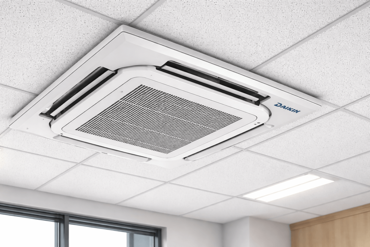 Daikin Cassette AC Is it the Right Choice for Commercial Spaces blog by Techno Power Aircons