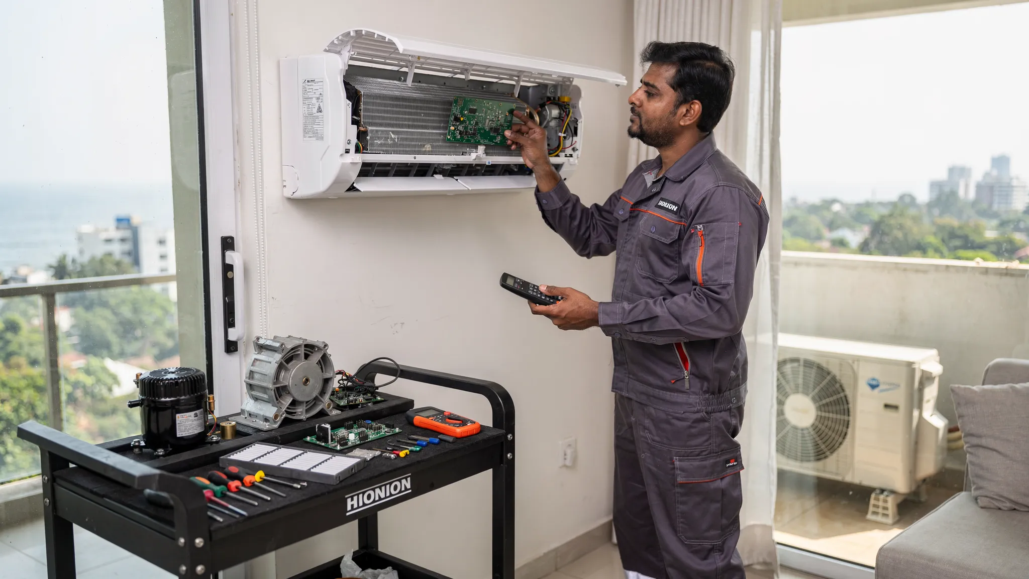Parts of an air conditioner costs and replacement tips - Main Image