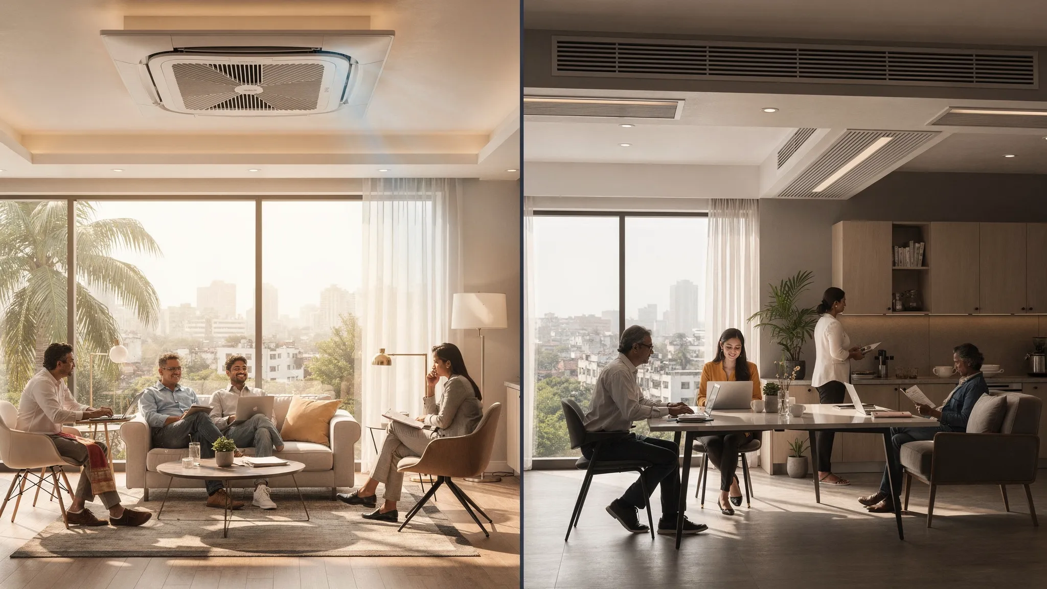 Cassette AC vs Central AC: Which Cooling System Is Right for You? - Main Image