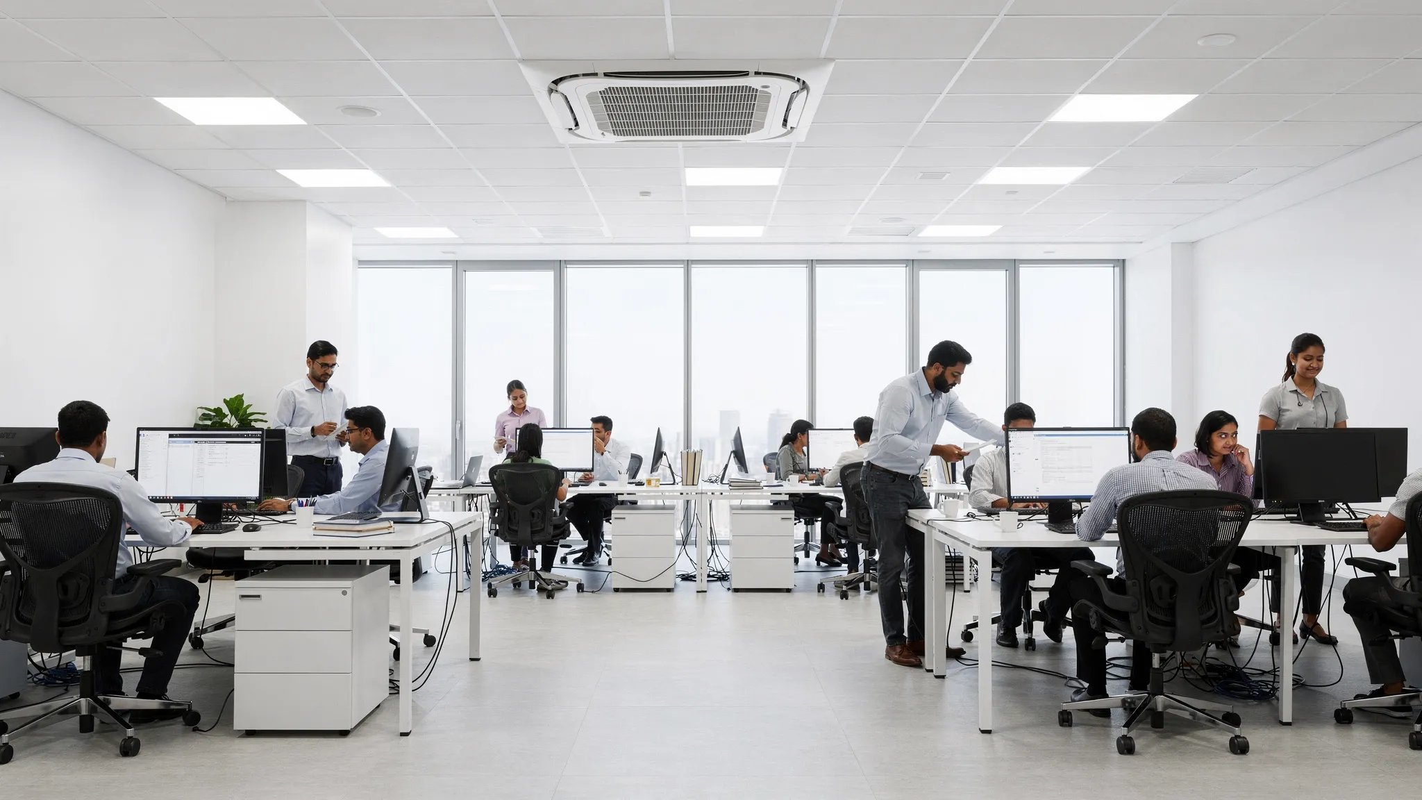 Mitsubishi Ceiling Cassette Air Conditioner for Commercial Use - Main Image