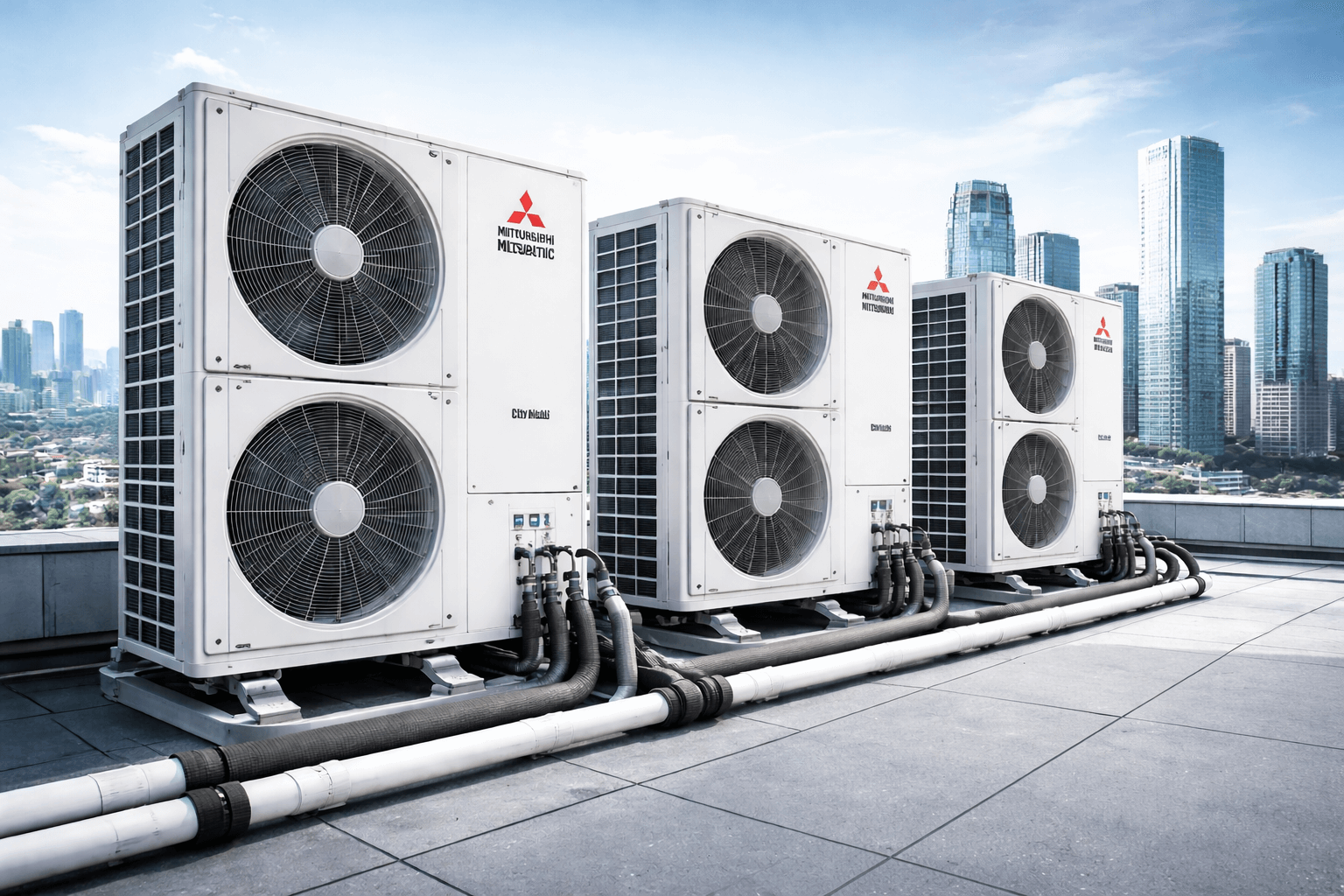 Why Builders Prefer Mitsubishi VRF AC for Commercial Projects
