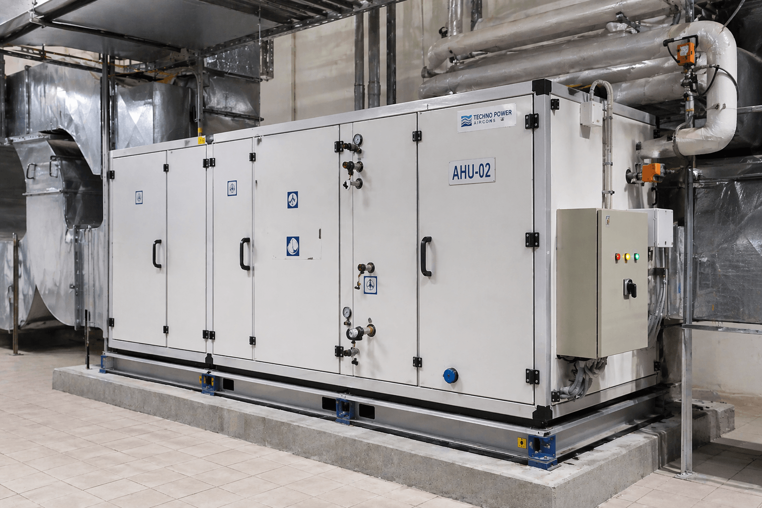 AHU unit in HVAC