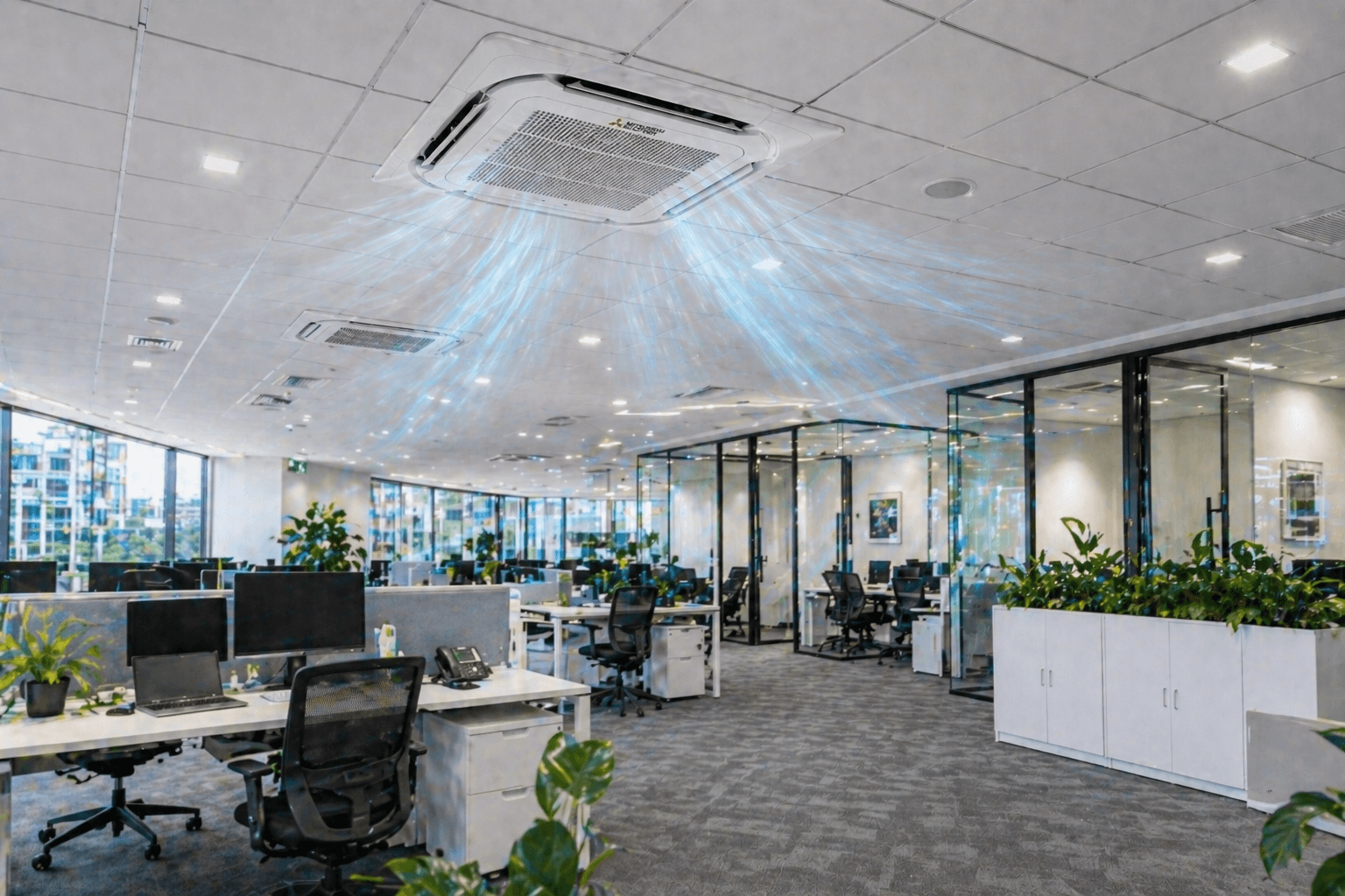 VRF Mitsubishi Air Conditioning for Businesses